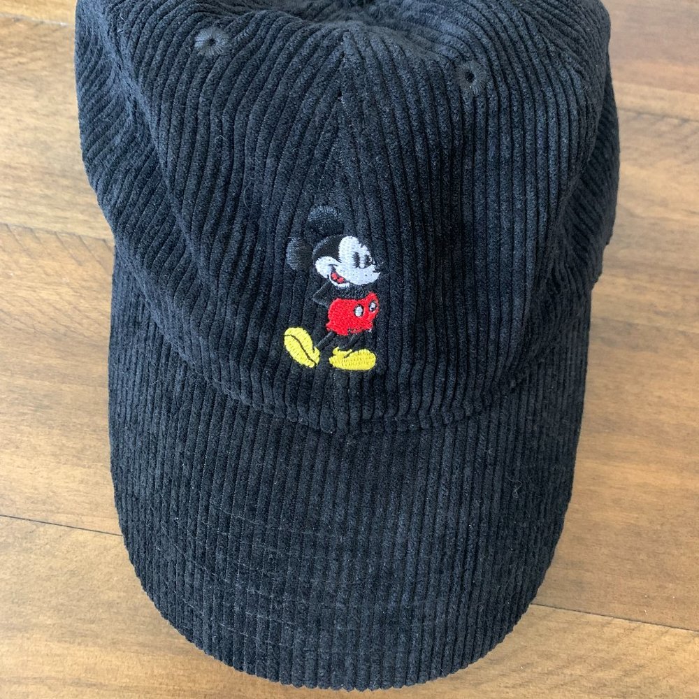 Classy Mickey Mouse Suede Cap